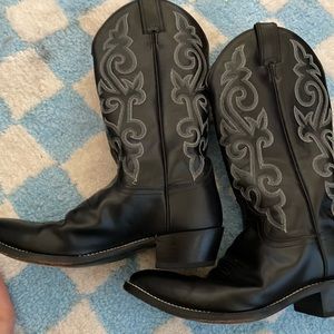 black cowboy boots !!